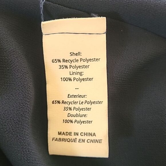 Cinq à Sept Zina Chiffon Halter Sheer Ruffle Tiered Mini Dress Dark Navy Size 10 - Picture 11 of 16